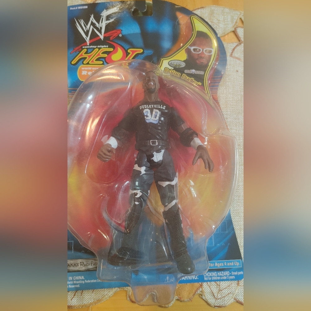 WWF Sunday Night Heat D-Von Dudley Rebellion Series 3 factory sealed